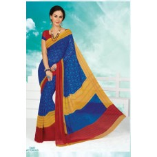 Printed Georgette Designer Saree